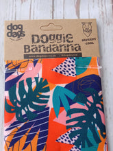 Load image into Gallery viewer, Dog&#39;s Life Abstract Tropical Paradise Bandana
