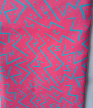 Load image into Gallery viewer, Dog&#39;s Life Chaotic Zig Zag Pink Bandana 3 Sizes
