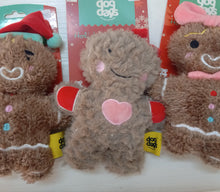 Load image into Gallery viewer, Dog Days Gingerbread Man &amp; Girl Squeaky Plush Dog Toy
