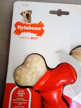 Load image into Gallery viewer, Nylabone Dog Chew XL Bacon Flavour Extreme Chew Double Bone
