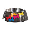 Load image into Gallery viewer, Rogz Multi Bone 2 in 1 Bubble Bowlz Dog Water &amp; Food Bowl
