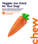 Load image into Gallery viewer, Petstages Crucnch Veggie Carrot Large Dog Toy
