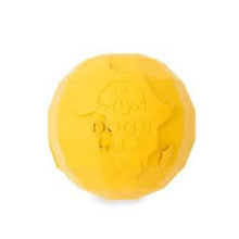 Load image into Gallery viewer, Dog&#39;s Life Natural Rubber Ball Dog Toy Yellow
